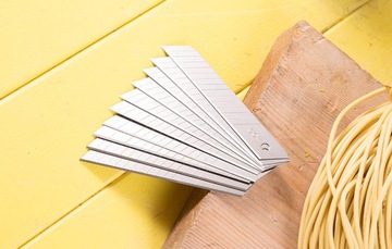 ЗАПАСНЫЕ ЛЕЗВИЯ ДЛЯ НОЖА, СМЕННЫЕ, ВЫДВИЖНЫЕ ИНСТРУМЕНТЫ ДЛЯ ГАСТРОНАМИ 18ММ, 10 ШТ.