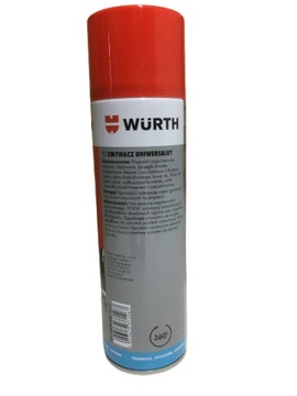 ZMYWACZ DO HAMULCÓW ODTŁUSZCZACZ spray 500ml WURTH