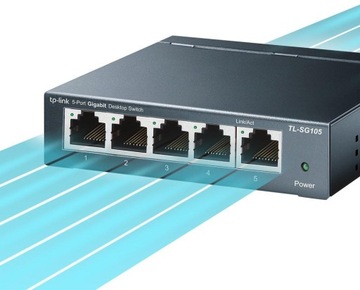 Коммутатор TP-LINK SG105 5x1 ГБ
