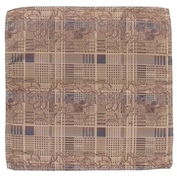 Элегантный мужской нагрудный платок - Alties - бежевый с крупным узором