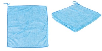 Быстросохнущее полотенце из микрофибры 30х30 см синее.