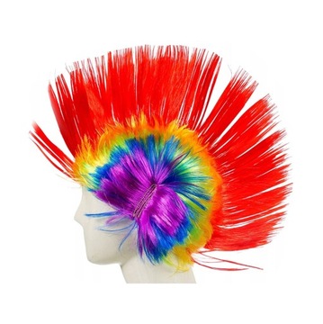 IROKEZ Разноцветный парик для волос в стиле панк