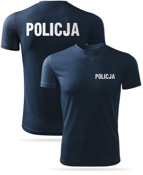 Mundurowa koszulka treningowa POLICJA - techniczna
