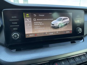 Skoda Octavia IV Kombi 2.0 TDI 115KM 2022 Skoda Octavia Ambition 2.0 TDI 115KM Manual Salon PL Serwis ASO FV23, zdjęcie 21