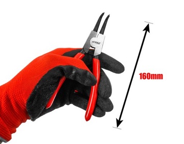 ЩИПЦЫ ДЛЯ УСТАНОВКИ КОЛЬЦЕВ НАБОР ЩИПЦОВ НАРУЖНЫЕ ВНУТРЕННИЕ ИЗОГНУТЫЕ