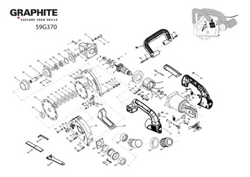 Рабочее колесо ГРАФИТ 59G370 штроборез