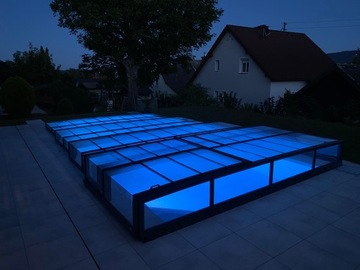 Крыша бассейна, бассейн, 420 x 850 x 65 см - Системные покрытия