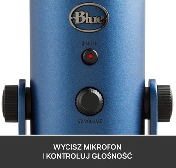 Студийный USB-микрофон BLUE YETI — серебристый