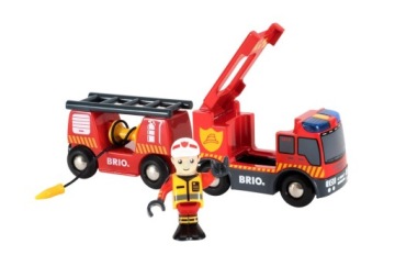 ПОЖАРНАЯ МАШИНА ПОЖАРНАЯ ОТДЕЛЕНИЕ СВЕТ ЗВУК BRIO