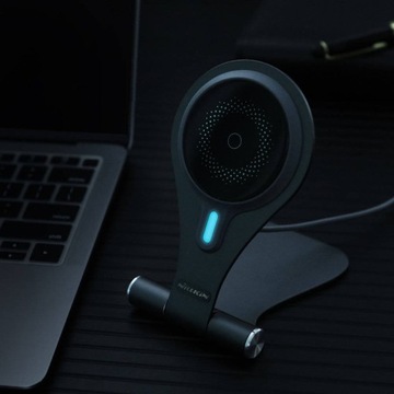 Nillkin podstawka stojak z ładowarką bezprzewodową MagSafe 15W szary