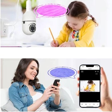 WIFI IP SMART HD 1080P КАМЕРА С ФУНКЦИЕЙ НОЧНОГО ВИДЕНИЯ 355° БЕЛАЯ