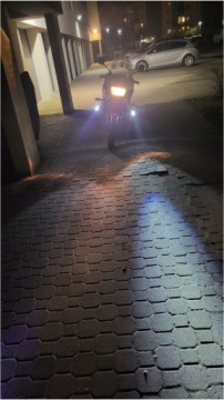 Мотоцикл галогенные фары светодиодные бары