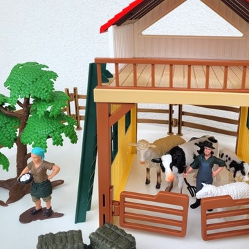 БОЛЬШОЙ НАБОР XXL ФЕРМА ФЕРМЕР ЭКОНОМКА ФЕРМА ЖИВОТНЫЕ