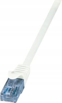 LOGILINK kabel sieciowy patchcord RJ45 cat 6A U/UTP 1m 100cm BIAŁY