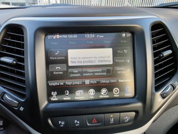 Jeep Cherokee V Terenowy 3.2 V6 272KM 2017 JEEP CHEROKEE Overland V6 3.2l benzyna 272KM 4X4 Salon PL LPG Wentylacja, zdjęcie 12