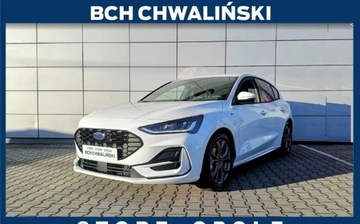 Ford Focus IV Hatchback Facelifting 1.0 EcoBoost MHEV 125KM 2024 Ford Focus fotel ortopedyczny podgrzewana szyba, led, navi opony wielosezo