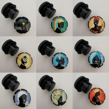 Пуговица для сумки Obag Moonlight black man 4