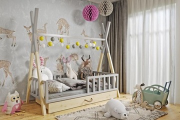 Кровать ВИГВАМ/ТИПИ с ящиком, 160x80