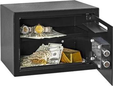 Большой настенный сейф с ключом 35х25х25см.