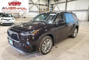 Toyota Highlander III 2022 Toyota Highlander Hybrid Platinum 2,5l od ubezpieczalni 2.5 Hybryda 243KM