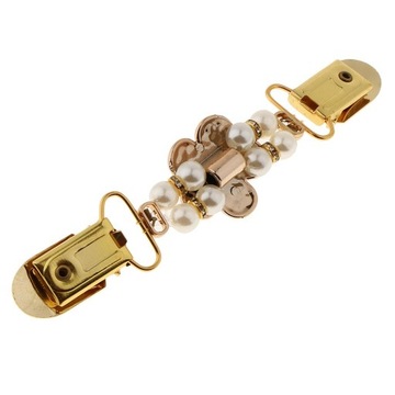 Леди Стильная Утка Заколки Корона Цветок Шаль Блузка Свитер Золотой Цветок