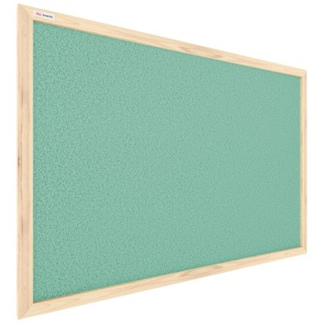 Tablica korkowa miętowy korek 60x40 rama drewniana