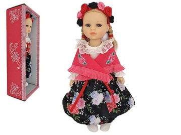 LALKA W STROJU LUDOWYM MÓWI I ŚPIEWA 38cm LALKA GÓRALKA