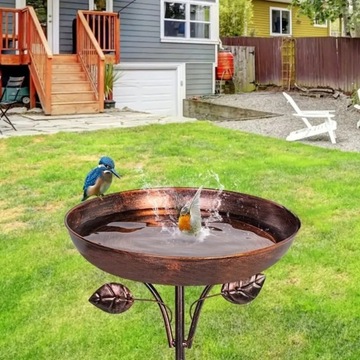 Птицы птиц для птиц кормушка кабинка чаша сад украшения ванна