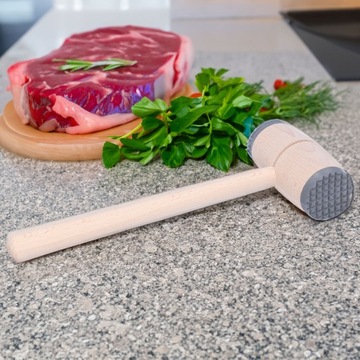 MEAT MUTTER, деревянный молоток, прочная трамбовка для отбивания котлет