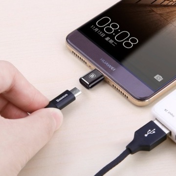 МИНИ-АДАПТЕР MICRO USB TO USB-C TYPE-C 2A OTG АДАПТЕР - BASEUS