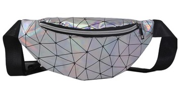 ПОЯСНАЯ СУМКА С МЕТАЛЛИЧЕСКОЙ ГОЛОГРАММОЙ