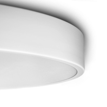 БЕЛЫЙ СВЕТОДИОДНЫЙ ПОТОЛОЧНЫЙ СВЕТИЛЬНИК 40 СМ СОВРЕМЕННЫЙ ДЛЯ КУХНИ-ГОСТИНОЙ, КРУГЛЫЙ