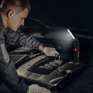 Многофункциональный складной рабочий фонарь, заряжаемый через USB.