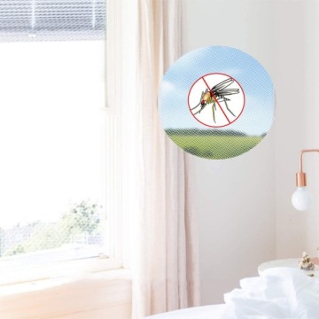 БОЛЬШАЯ МОСКИТНАЯ СЕТКА, ЗАЩИТНАЯ СЕТКА ДЛЯ ОКОН, НА ВЕЛКРО, КОМАРЫ, МУХИ, 130x150см