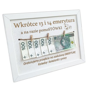 Zabawna Ramka dla Emeryta Emerytki na Emeryturę