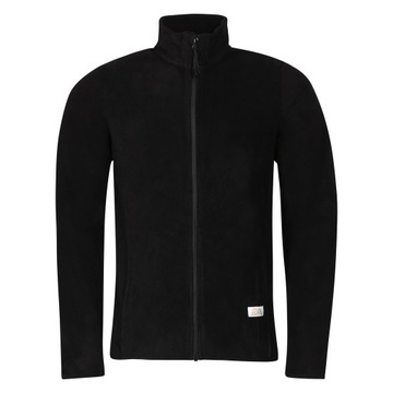 ALPINE PRO Polar męski turystyczny rozpinany Sius czarny r.S