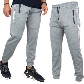 SPODNIE DRESOWE MĘSKIE DRESY SPORT JOGGERY 2XL/3XL