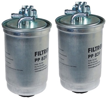 2× FILTRON PP 839 FILTR PALIVA