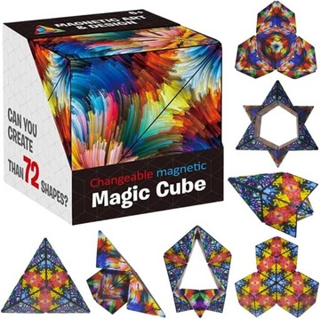 Fidget Cube Magic Cube Kostka Antystresowa Odstresowująca Magnetyczna