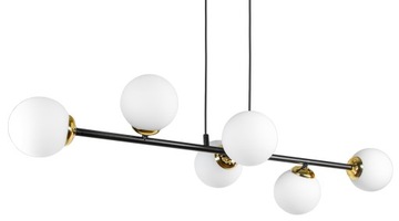 SZKLANA LAMPA WISZĄCA SUFITOWA ŻYRANDOL PLAFON LED