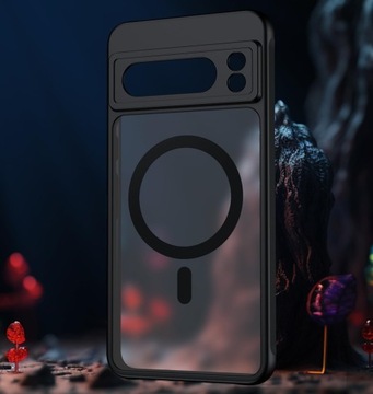 УСИЛЕННЫЙ КОРПУС НА 360° для GOOGLE PIXEL 8 PRO | КОРПУС MAGSAFE | МАТОВЫЙ ЧЕРНЫЙ