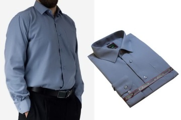 42/43 Elegancka koszula męska SZARA kolory okazja
