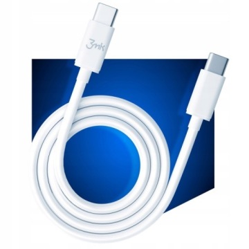 Сетевое зарядное устройство 3mk GaN 33 Вт + кабель USB-C 100 Вт