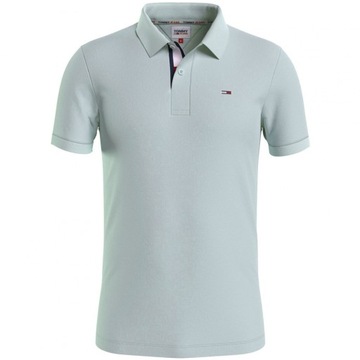 Tommy Jeans koszulka polo męska błękitna DM0DM15940-CY0 M