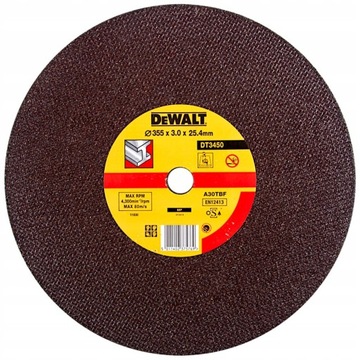 DEWALT DT3450 TARCZA PILARSKA DO METALU 355x25,4mm