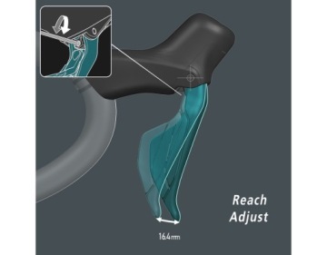 Передний рычаг Shimano ST-R9250, 2-скоростной