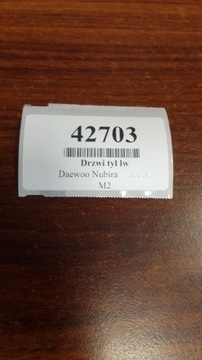 DAEWOO NUBIRA II SEDAN DVEŘE LEVÝ ZADNÍ
