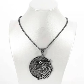 Witcher Netflix Geralt Medallion Naszyjnik