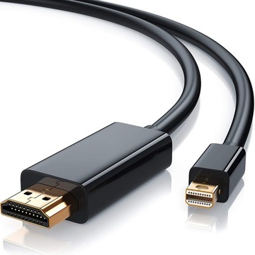 KABEL ADAPTER PRZEWÓD MINI DISPLAY PORT MDP DO HDMI PLUG&PLAY 4K 1,8M 180CM