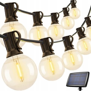 ŁAŃCUCH ŚWIATEŁKA SOLARNE LED OGRODOWE 20M 200LED